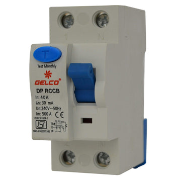 2-Pole RCCB - Gelco Electronics Pvt. Ltd.
